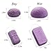 Kaiercat Konjac Facial & Body Sponge 100% Natural, Gentle Exfoliating, Deep Cleansing, for Sensitive, Oily & Acne Prone Skin (Bamboo Charcoal)