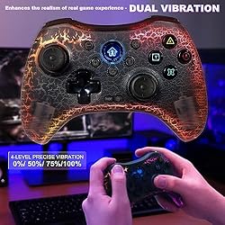 Koiiko Wireless Game Controller Cracked Gamepad for