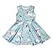 Minilove Gilrs Unicorn Rainbow Dress(6,Unicorn)