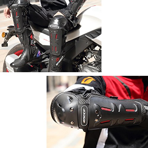 Rosvola Motorcycle Elbow Knee Pads, Guard Protective Gear