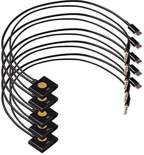 HIGH QUALITY Lightning 8 pin to 30 pin Cable Adapter with Audio Cable Cord for iPhone 6/ 6 Plus / 5 / 5S / 5C, iPad Air, iPad mini , iPad 3 4, iPod Nano (7th gen), and iPod Touch (5th gen)-5pack (black)