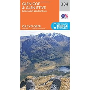 Glen Coe Landkaart – Gevouwen Kaart, 13 juli 2016