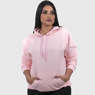 moletom fechado rosa