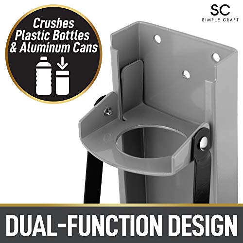 Simple Craft 1216 oz Can Crusher Metal Can Crusher Wall Mounted With