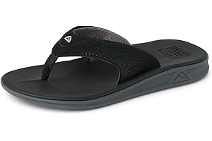 Reef Rover Mens Flip Flop, Supportive & Ultra Soft Footbed, Durable Non Marking Outsole