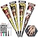 SKYMORE Temporary Tattoo Kit, Conical Temporary Art Tattoos Painting, 20 pcs Free Adhesive Stencils