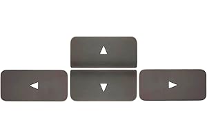 WWGTMC 4Pcs Replacement Up, Down, Left, Right Arrow Keycap Key with Scissor Clip Hinge for MacBook Pro/Max M2 M3 M4 A2779 A27