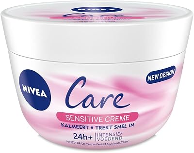 Nivea Sensitive Care Cream 200g Hydrowax Aloe Vera Gentle Intensive Nourishment