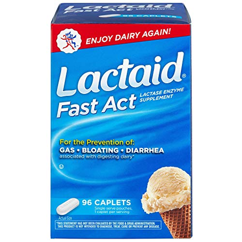 Lactaid Fast Act Lactase Enzyme Supplement, 96 ct. Lactaid Fast Act Lactase Enzyme Supplement, 96 ct.