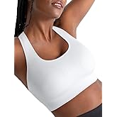 Truekind Racerback Sports Bras for Women, High Support Workout Tops for Women, Workout Bra Plus Size