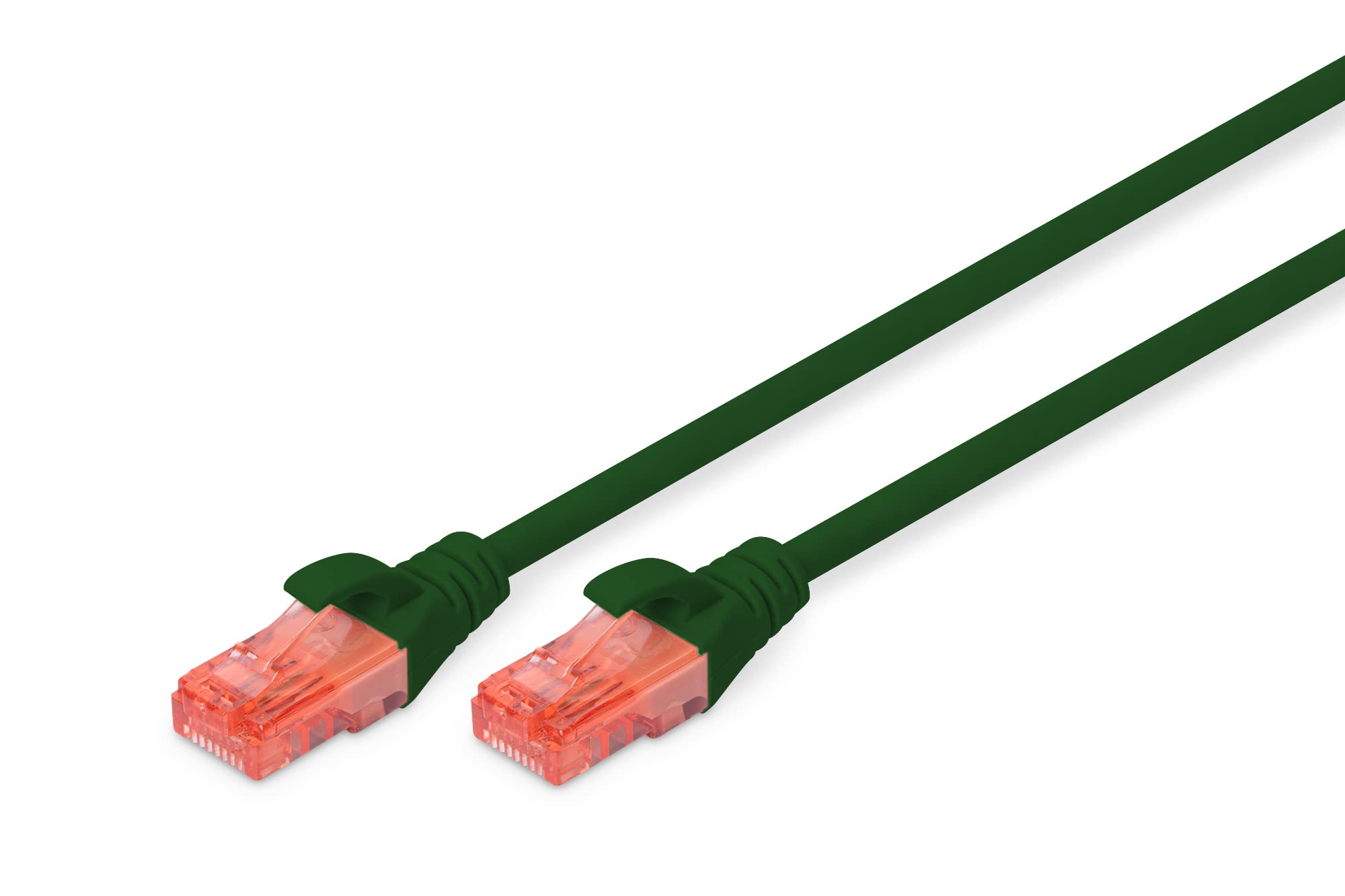 Digitus LAN Cable Cat 6-0.25m - RJ45 Network Cable - UTP Unshielded - 1 Gbps - Compatible with Cat6 and Cat6A - Green