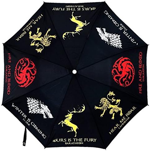 Game of Thrones 3 fold Umbrella auto Open Folding Umbrella for Women