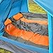 LATTCURE Sleeping Bag, Comfort Portable Lightweight Envelope Sleeping Bag with Compression Sack for Camping,Hiking,Backpacking,Traveling and Other Outdoor Activities -Single,Orange+Grey,(75