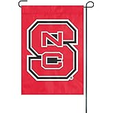 Party Animal North Carolina State Wolfpack NCAA Garden Flag, Red, 18" x 12.5"