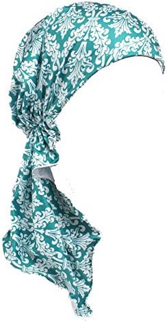 Paladoo Fashion Bandana Scarf Pretied Chemo Hat Turban Headwear for Cancer Green