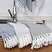 Lifaith 100% Cotton Hand Face Head Guest Gym Towel Set Washcloth Kitchen Tea Towel Dish Cloth Set of 4 Black
