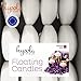 Hyoola Premium White Floating Candles 3 Inch - 8 Hour - 48 Pack - European Made