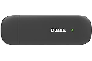 D-Link DWM-222 4G LTE Class 3 USB Adapter with Integrated Antenna for Windows XP/Vista/7/8, Mac OS X 10.5 - Black