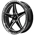 VMS Racing Front Wheel Rim V-Star 18X5 | 5X114.3 | -12 ET | 2.5" BS | 73.1 CB VWST028 VWST014 (Polished Lip)