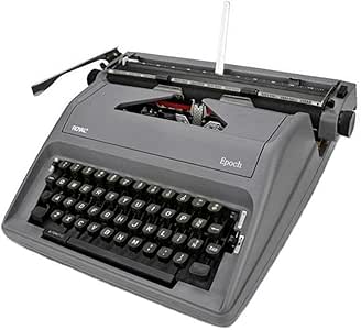 Amazon.com : Royal Epoch Classic Portable Manual Typewriter - Gray