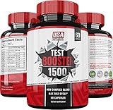 Testosterone Booster for Men Sex Pills 2000 Mg | Natural Test Boost for Men | Male Enhancing Pills Increase Size & Strength | Natural HGH Human Growth Hormone Support | Workout Supplements for Men