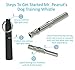 Set of 2 Dog Training Whistles with Lanyard, Adjustable Pitch, Obedience, Barking & Training Aid (White)