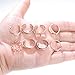 FINREZIO 7PCS Adjustable Toe Ring for Women Girls Open Tail Ring Flower Knot Simple Toe Ring Gifts Jewelry Set…