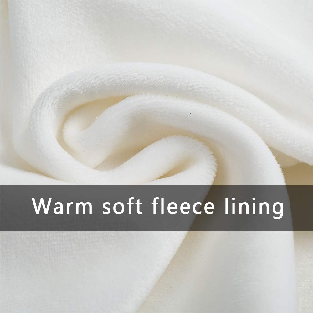 Warm Fleece Balaclava Windproof Ski Mask Cold Weather Face Mask Motorcycle Balaclava Hood Warmer Winter Sports Cap White at  Men’s Clothing store