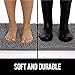 Gorilla Grip Ultra Absorbent Grippy Doormat for Muddy Dog Paws, 48x30 Machine Washable Soak Stopper Rugs Cleaner Floors, Bed Mat for Dirty Dogs, Indoor Entrance Door Rug Pet Bed Mats Beige