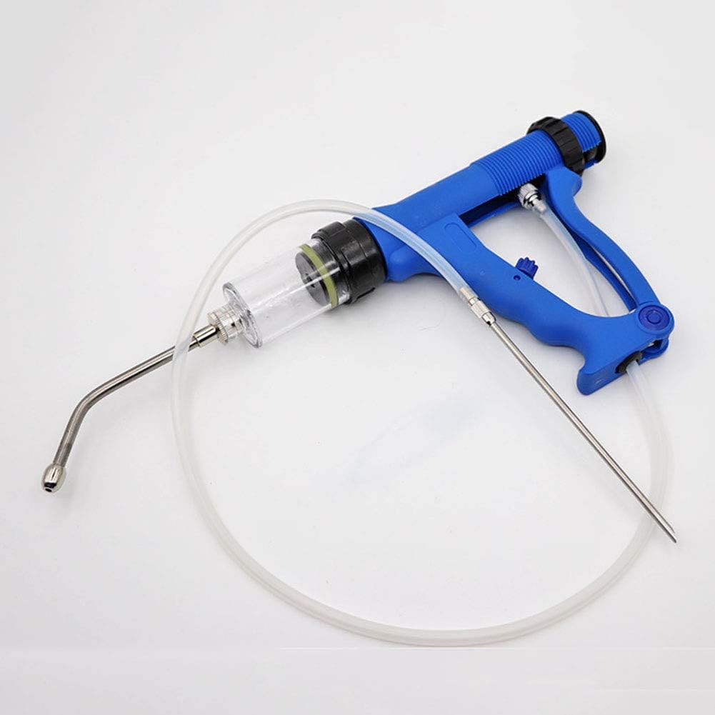 MMUY1 2 In 1Animal Continuous Syringe,50ml Automatic Dosing Gun for