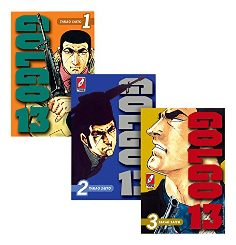 Livro Coleção Golgo 13 Volumes 1 a 3