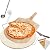 Kitchen Gems Home Pizza Baking Supplies Set - Includes Pizza Stone and Pizza Slicer with Other Essential Pizza Baking Utensils