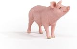 Schleich Farm World Pig Toy Figurine - Realistic Animal 2.3 inch Kids 3+ view 9