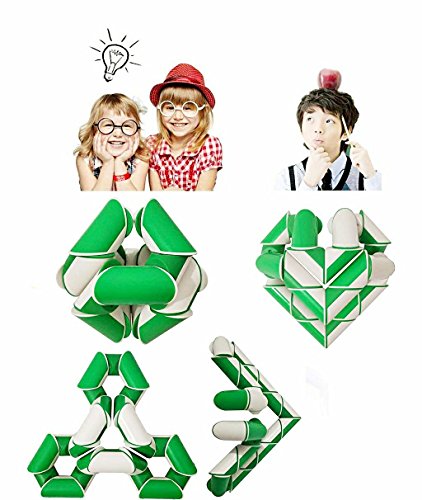 image for GeniusCells Magic Snake Twist Puzzle Novelty Cube Geometric Cylindrica