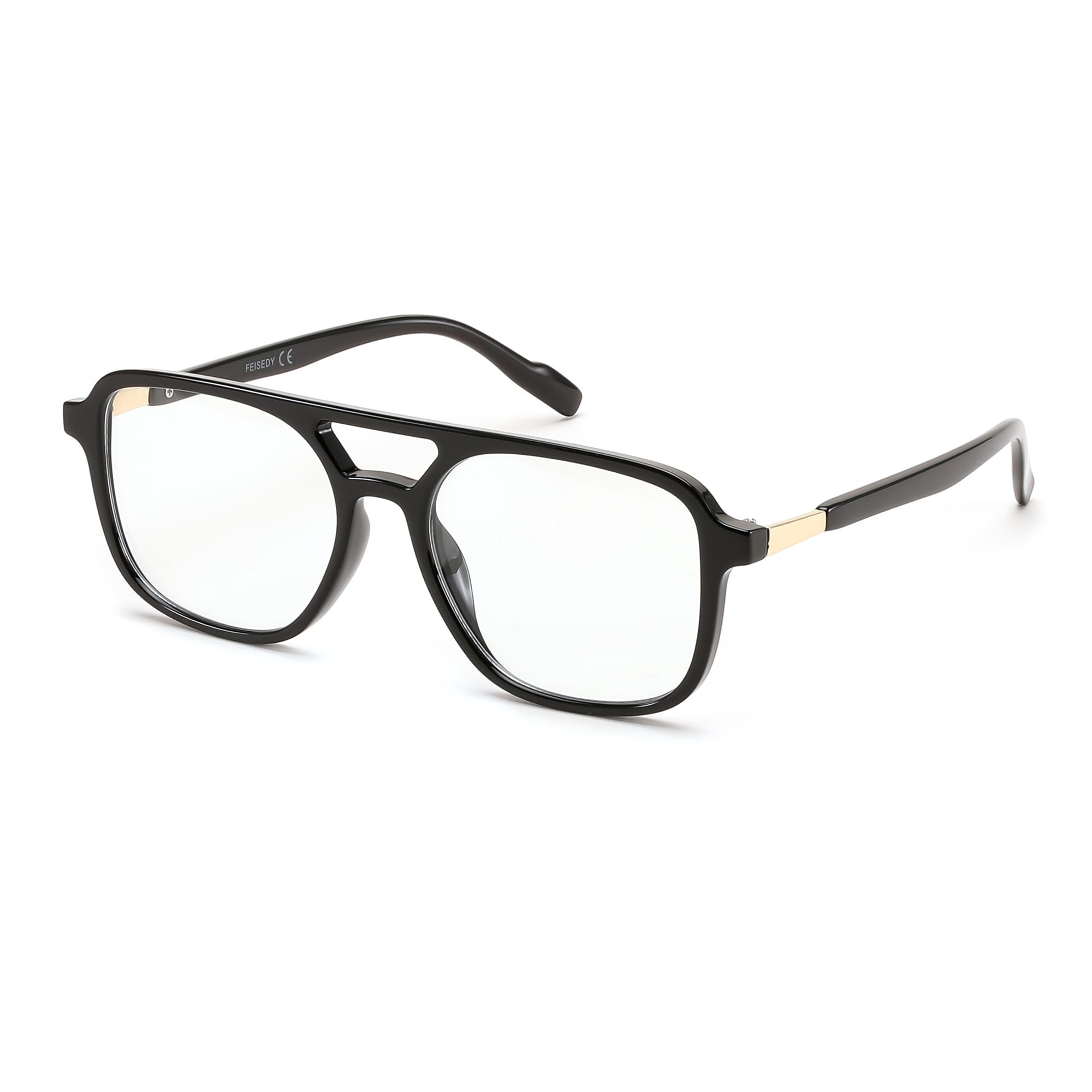 Photo 1 of FEISEDY Vintage Blue Light Glasses for Women Men, Trendy Retro Computer Glasses B0265