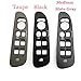 Window Switch Bezel for 2002-2010 Ram 1500 2500 3500 Door Switch Panel Bezel, Gray