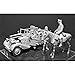 Master Box WWII SDKFZ 2 Type 170VK German Radio Car (with 4 Figs and Horse) Figure Model Building Kits (1:35 Scale)