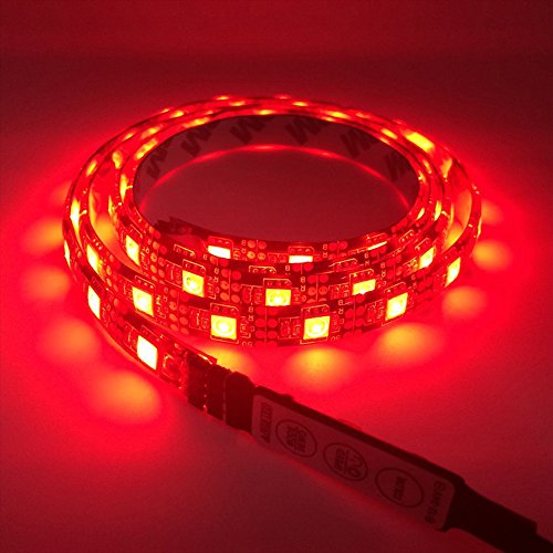 AENMIL 5050 USB Led Strip, Moving RGB Light Bar, 1M Color TV Deskto / PC Backlight Lighting with Static Bag Packing - Thumbnail 2