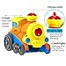 Jellydog Toy Tumble Train Track Set, Track Car Twister Set, Electric Flexible 23 Colorful Music Tracks + 1 Light Up Dump Truck, Build-A-Road X-Track Toy Car Playset, for Ages 3 and Up