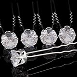 Catalina Crystal Rhinestone Hair Pin Wedding Bridal Accessories Pack of 20pcs