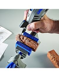 Dremel 4300   5 40 Kit de rotación de herramientas de alto rendimiento con 3 jaw Chuck universal, 5 accesorios y 40 accesorios