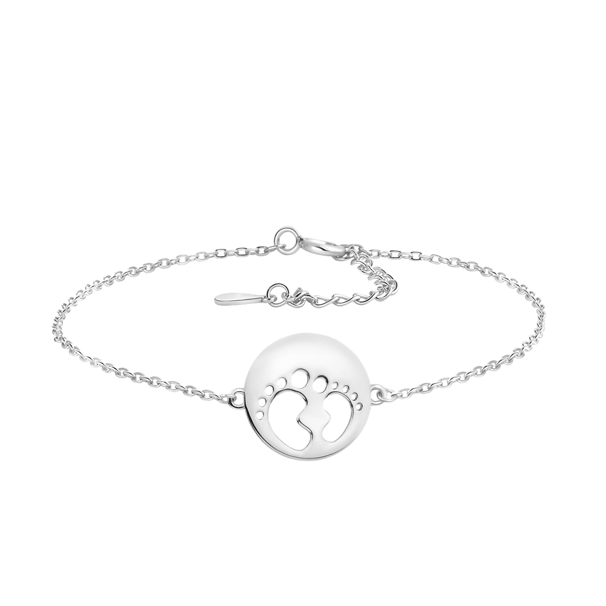 Sofia Milani - Women's Bracelet 925 Silver - Footprint Pendant - 30251