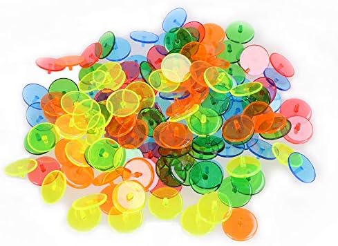 HOW TRUE 100 Pieces Plastic Transparent Golf Ball Position Marker Mixed Colors Round Golf Ball Markers(Random Color) HOW TRUE 100 Pieces Plastic Transparent Golf Ball Position Marker Mixed Colors Round Golf Ball Markers(Random Color)