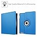 Fintie Rotating Case for iPad 4th Generation (2012 Model), iPad 3rd Gen (2012 Model), iPad 2 (2011 Model) 9.7 inch Tablet - 360 Degree Rotating Smart Stand Cover Auto Wake/Sleep, Blue