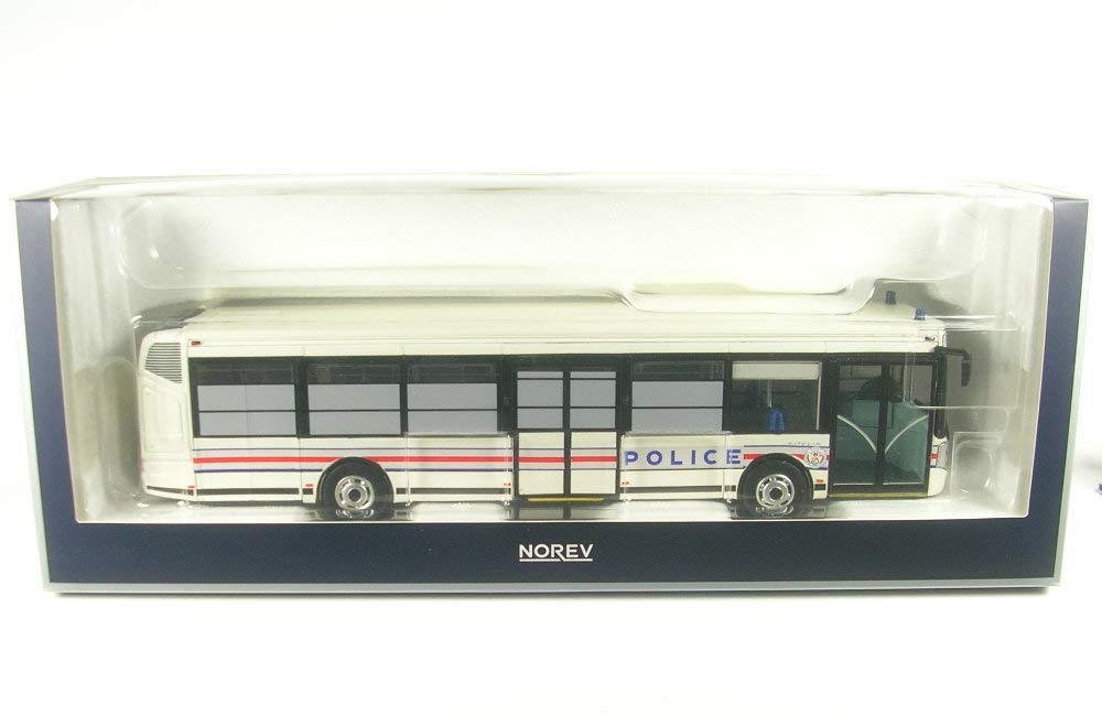 NOREV - 530205 - Irisbus Citelis 2008-National Interpelled Transport Police Collectible Miniature Car, White/Blue/Red