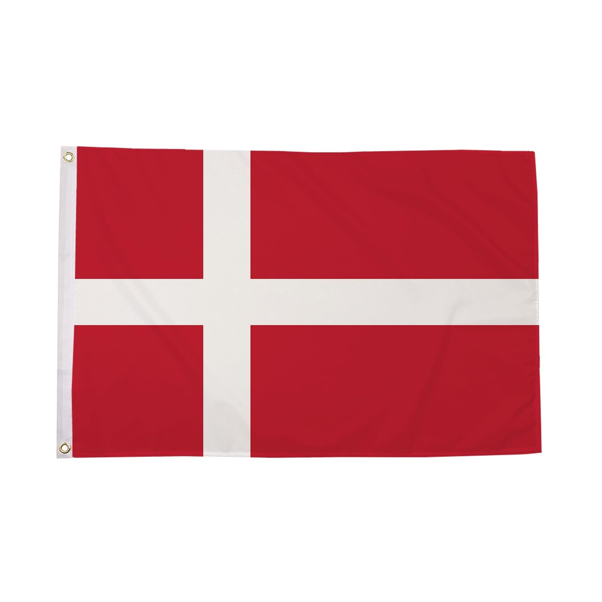Flagtex Denmark Flag 5ft x 3ft (150cm x 90cm) - Danish National Flag for Garden Display, Weather Resistant Polyester Outdoor Flag, European Country Banner