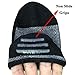 No Show Socks Men 6 Pairs Cotton Mens Casual Non-Slip Low Cut Ankle Socks Size 6-12