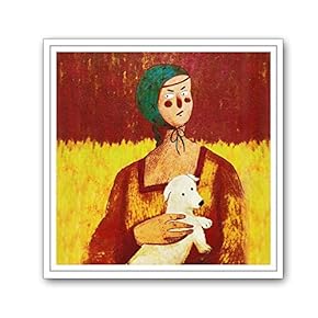 Framed Canvas Wall Art for Living Room, Bedroom Funny Famous Painting Theme Canvas Prints for Home Decoration Ready to Hang - 16x16 inches