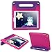HDE iPad 6th Generation Case for Kids iPad 9.7 inch 5th and 6th Generation Cases for Kids Shock Proof Protective Light Weight Cover with Handle Stand for Apple iPad 9.7 with Pencil Holder Pink Purple