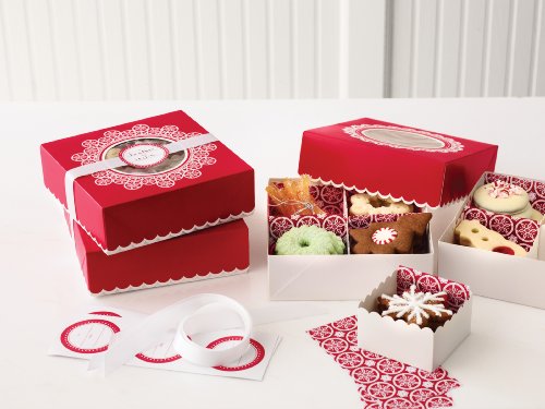 Martha Stewart Crafts Snow Lace Compartment Treat Box
